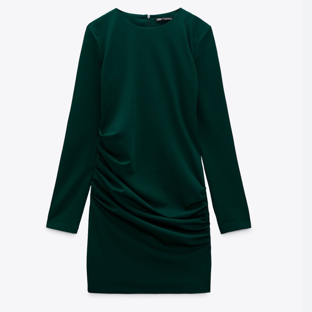 Zara long sleeve mini dress